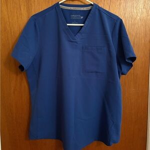 Fabletics Royal Blue Scrub Top